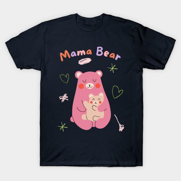 Mama Bear T-Shirt by Art By Bear
